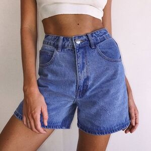 Princess Polly~ High Waist Denim Shorts